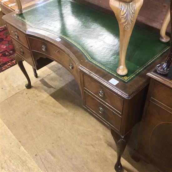 Mahogany writing table